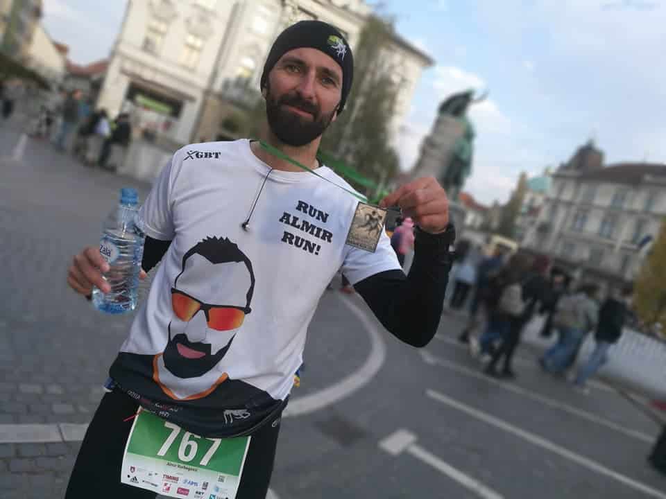 Almir Kurbegović Ljubljana maraton 2017