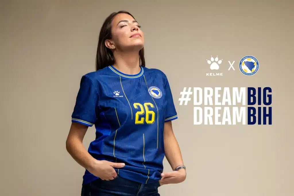 Novi dres reprezentacije BiH Kelme #DREAMBIGDREAMBIH